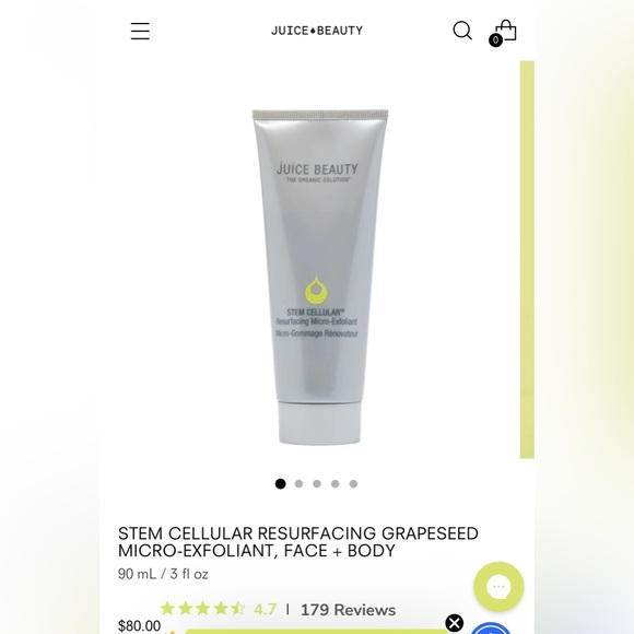 JUICE BEAUTY STEM CELLAR RESURFACING MICRO-EXFOLIANT- BRAND NEW sealed! - Picture 5 of 13